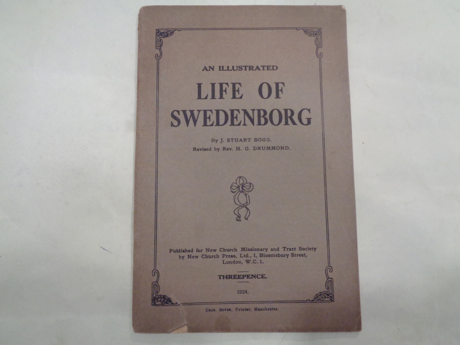 An Illustrated Life of Swedenborg 1924 New Church Missionary Society