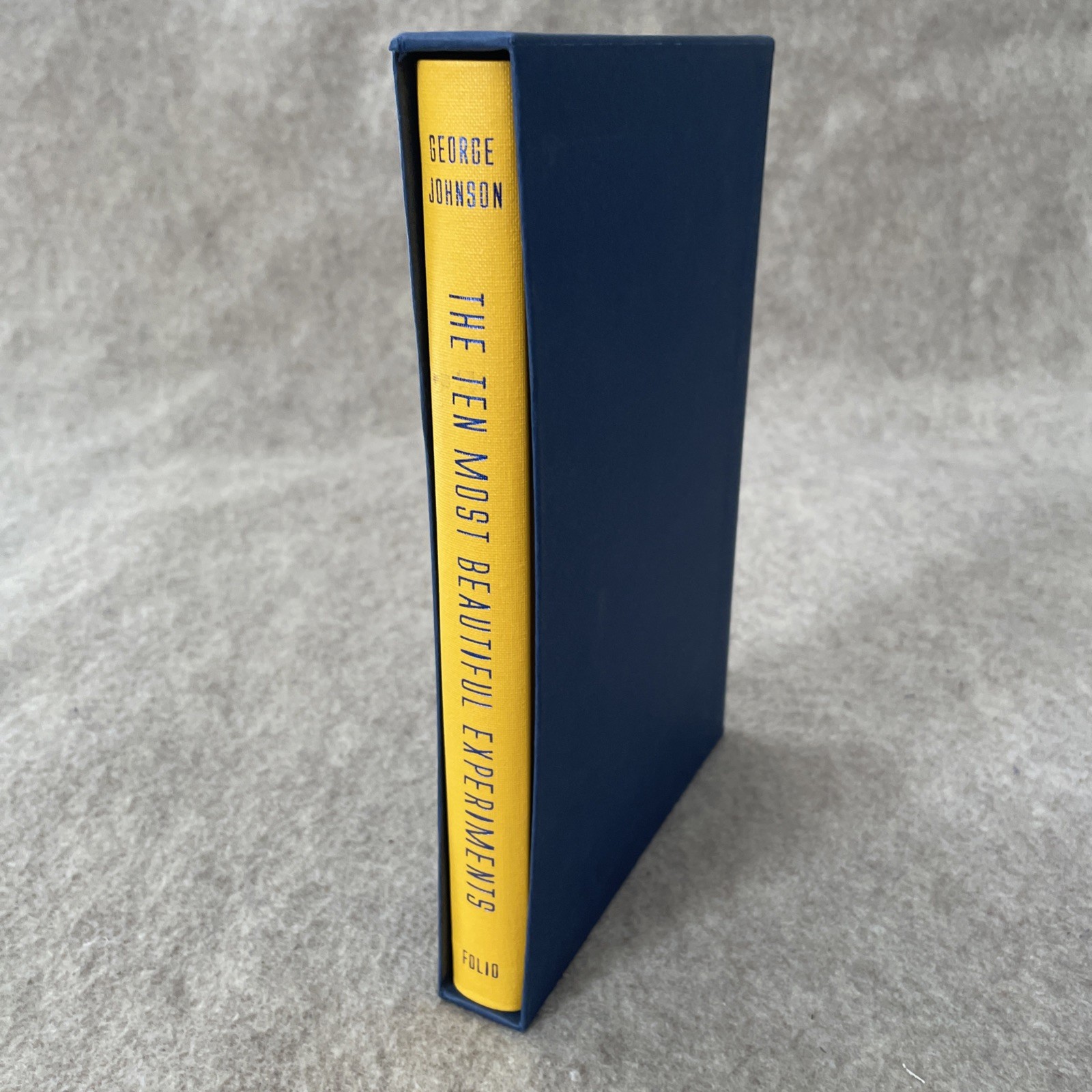 Folio Society The Ten Most Beautiful Experiments Johnson 1st ed slipcase NrMT TC