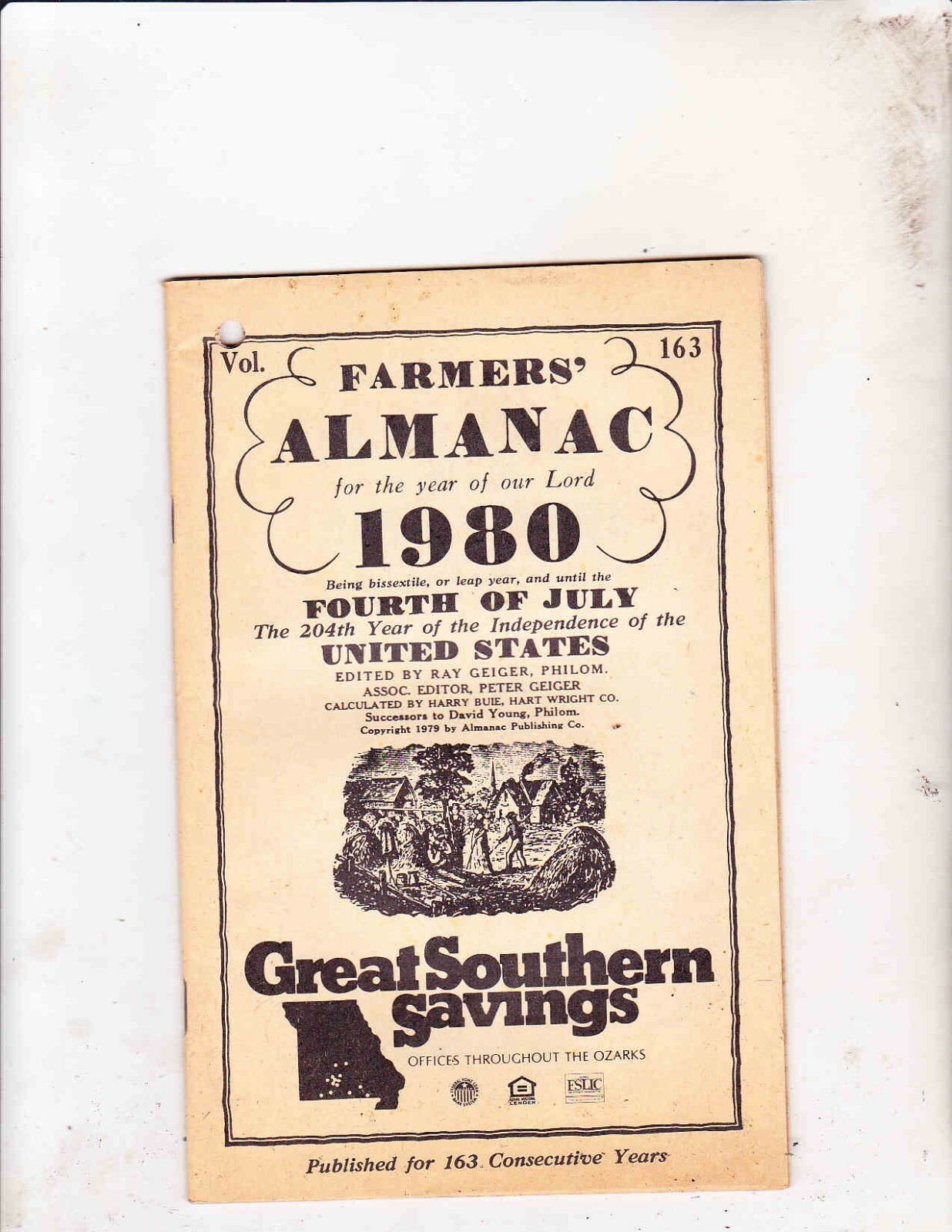 FARMER’S ALMANAC—1980—VOLUME 163