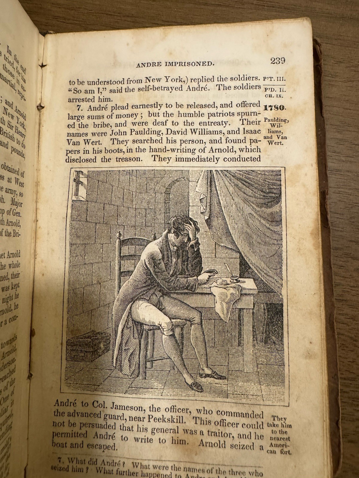 Antique Book „An Abridged History of the United States“ Emma Willard 1844