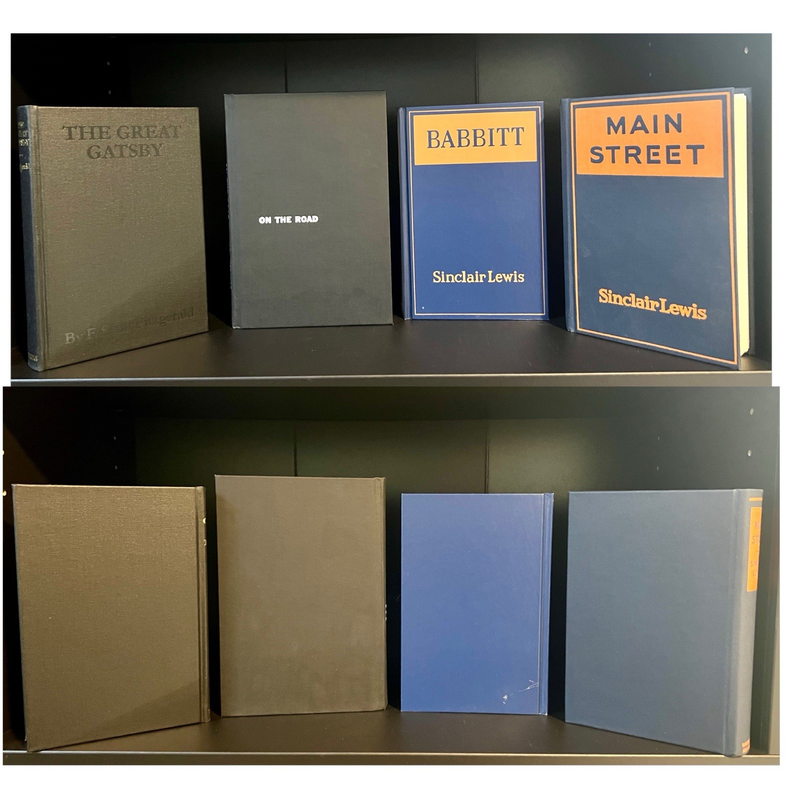 First Edition Library Facsimile (FEL) Slipcase Lot of 12 Fitzgerald, Kerouac, &c
