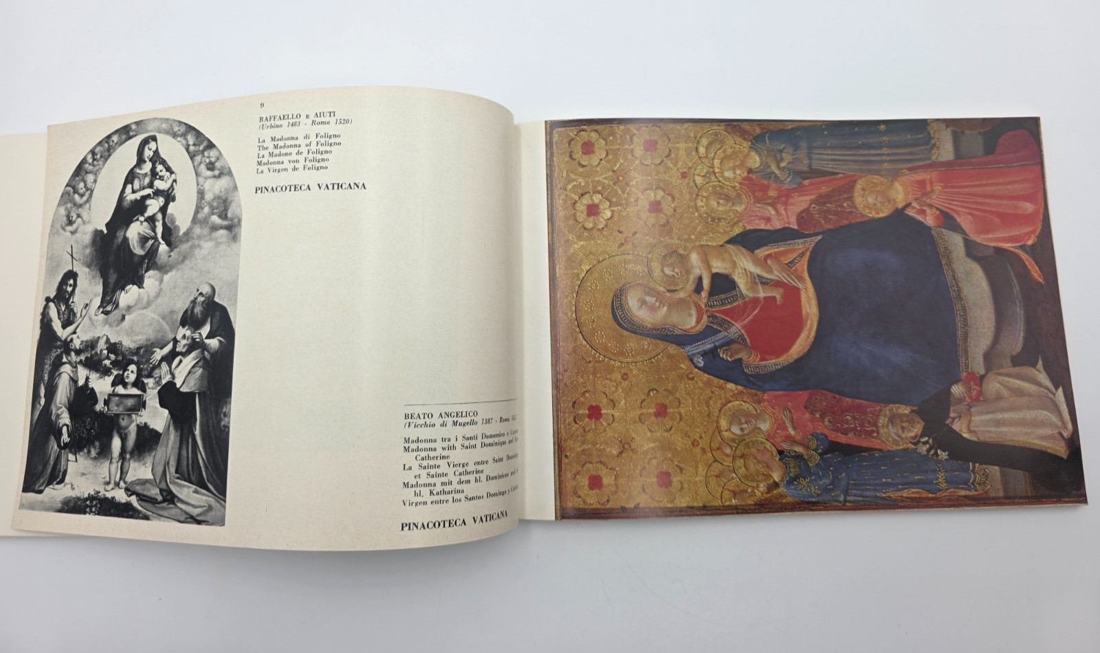 Art Treasures in the Museums of the Vatican – Vintage Illustrated Art Book / Vat