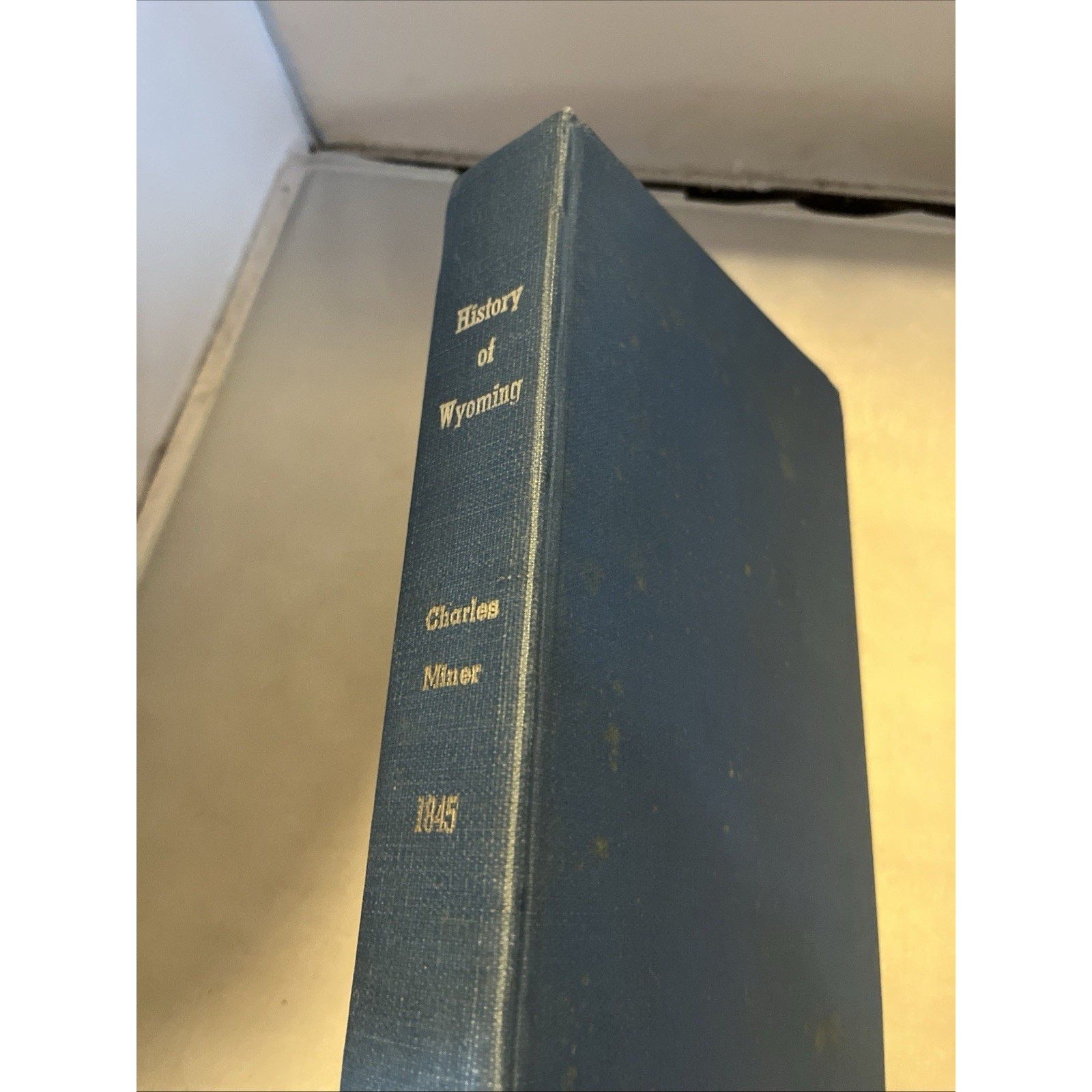 History of Wyoming by Charles Miner – 1976 Reprint – Hardcover w/ New Index