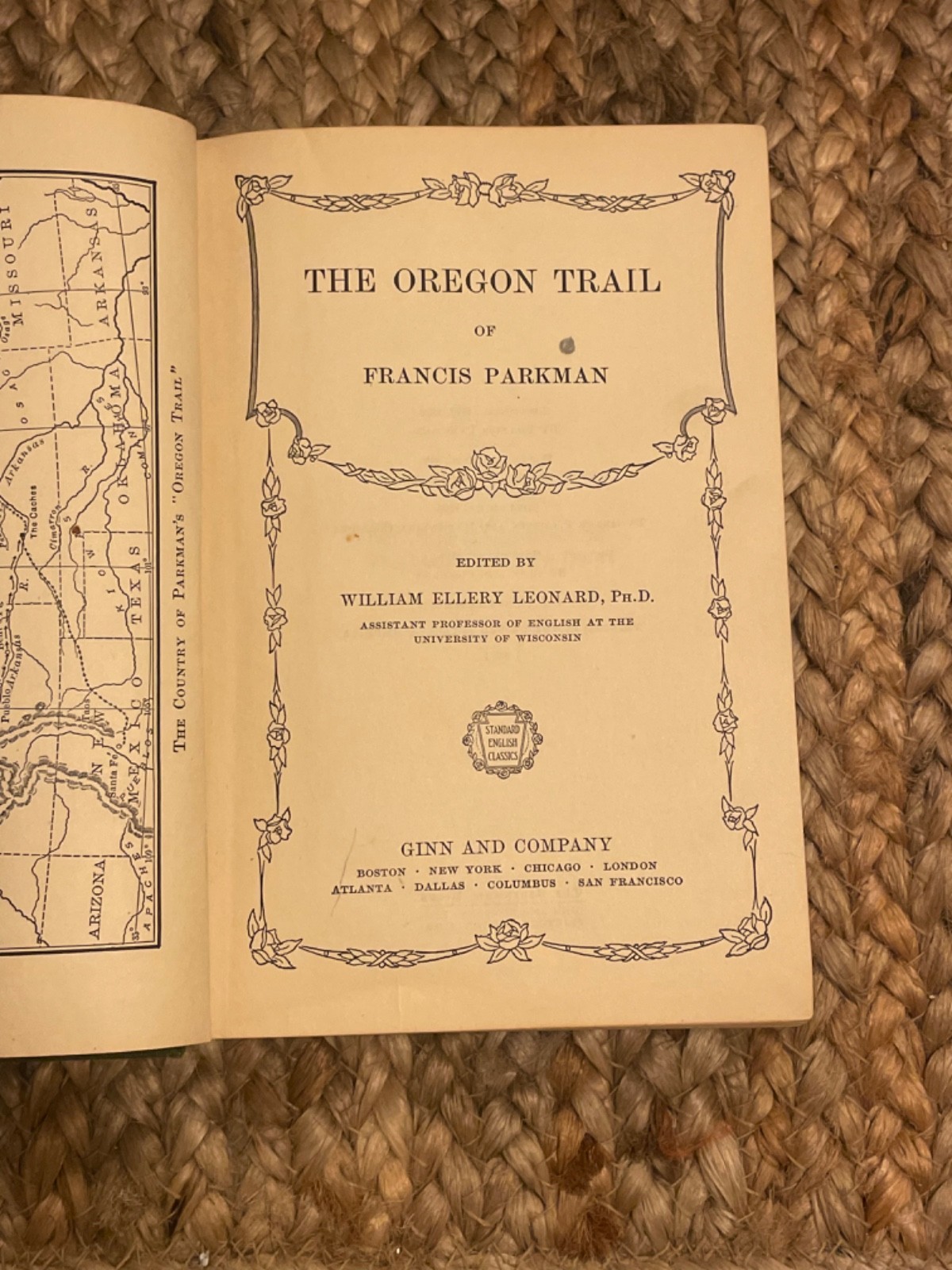The Oregon trail of Francis Parkman (1872)