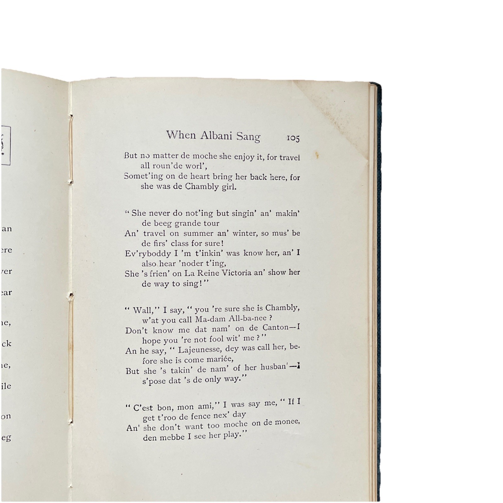 The Habitant and other French-Canadian Poems ed. by William Henry Drummond 1909