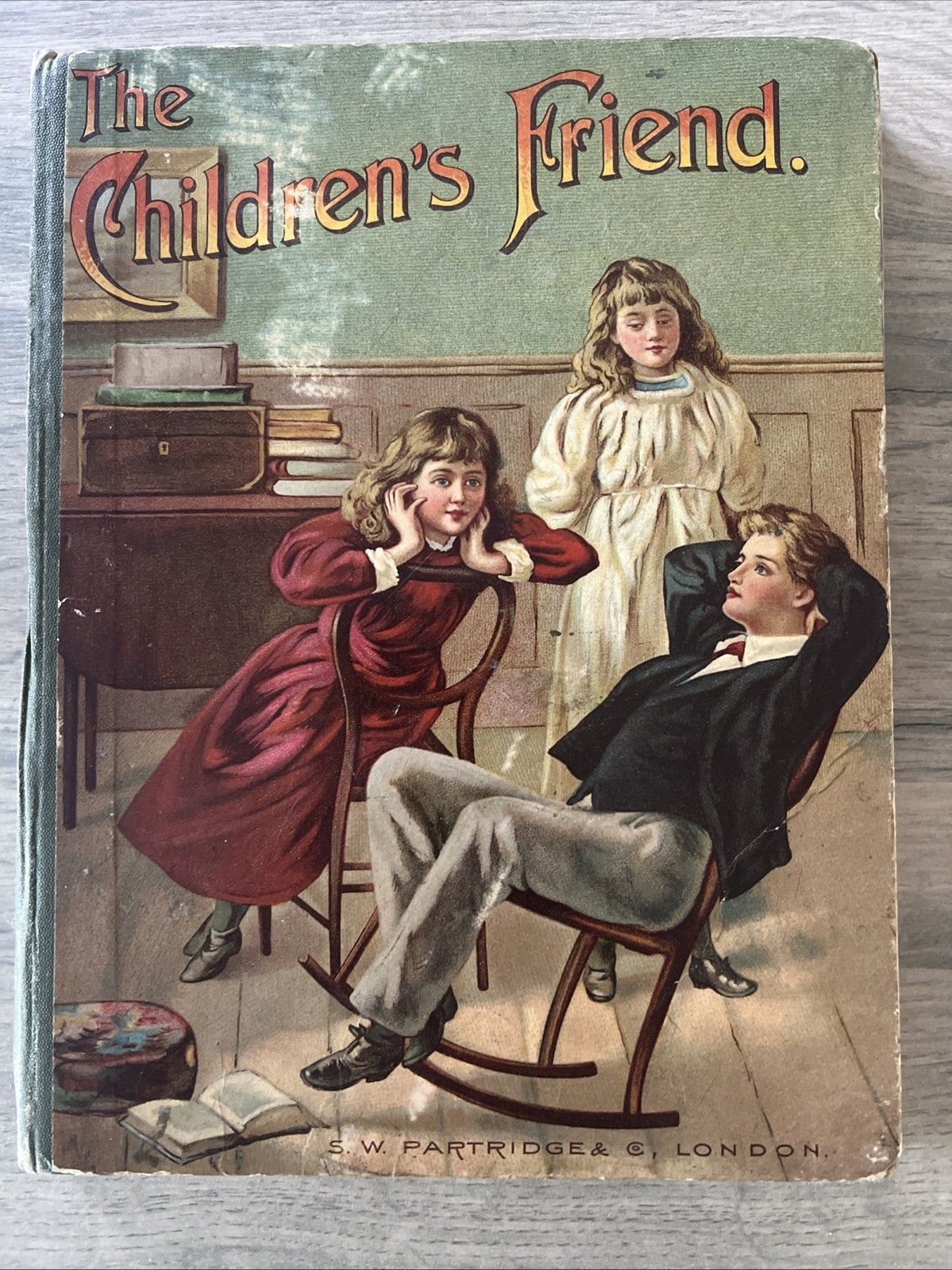 Antique Book Annual S W Partridge The children’s friend 1902