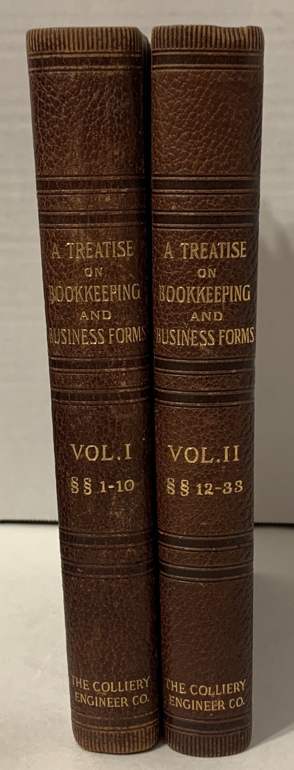 1899 “A Treatise on Bookkeeping and Business Forms” 1st Edition Colliery
