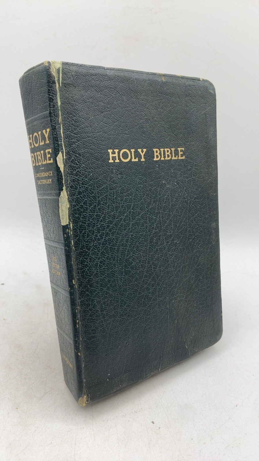 THE Holy Bible Hardcover Brevier Type Pronouncing