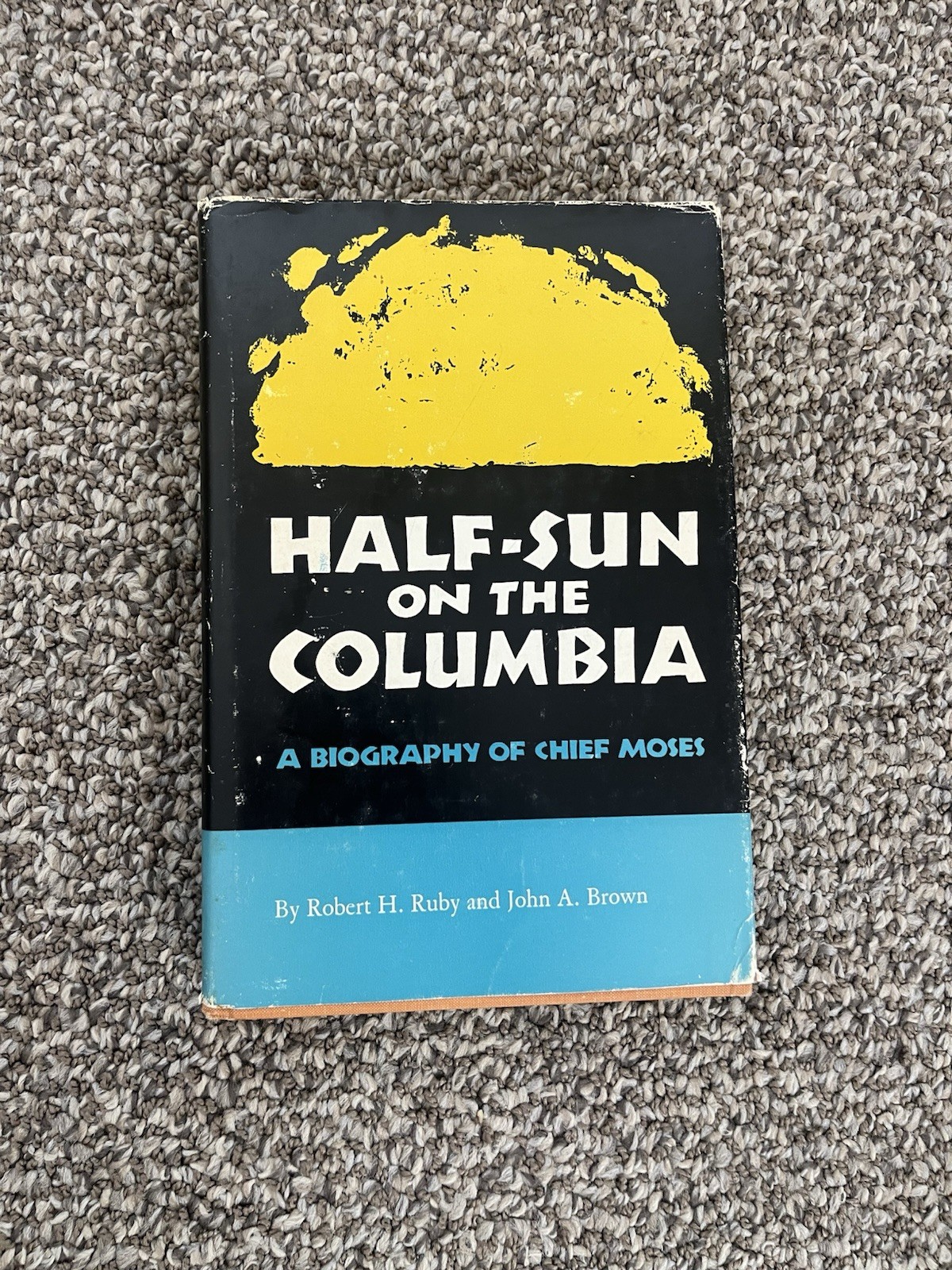 Signed Half-Sun on the Columbia Biography of Chief Moses Ruby Brown