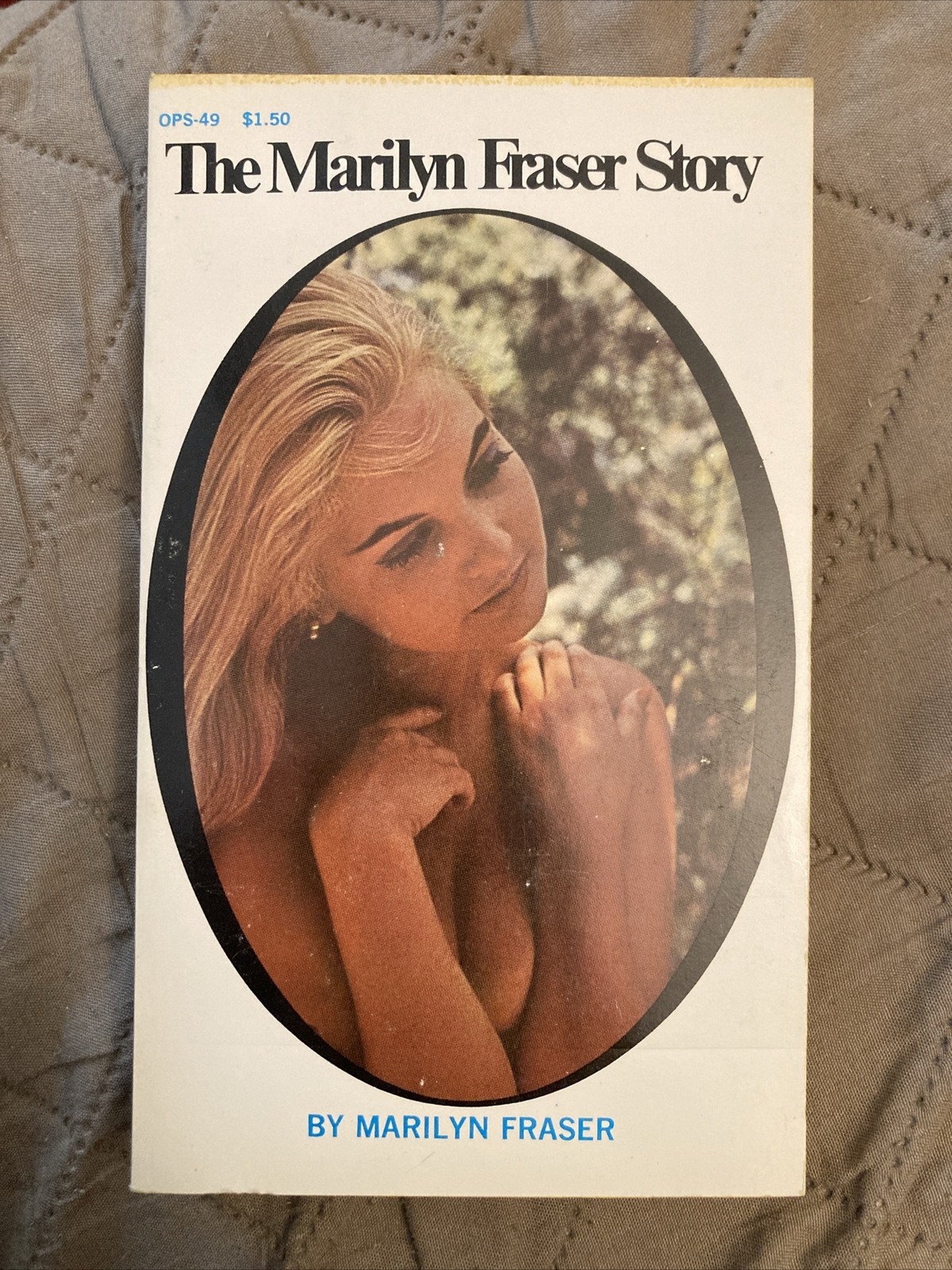 Sleaze Vintage Pb, The Marilyn Fraser Story, Olympia Press OPS49, pbo 1971, NF