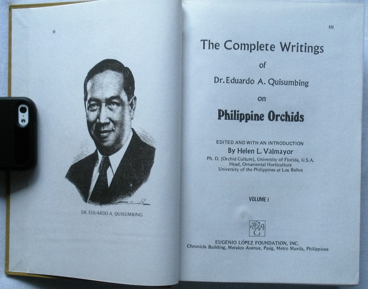 Complete Writings of Dr. Eduardo A. Quisumbing on Philippine Orchids. 2 Vols.