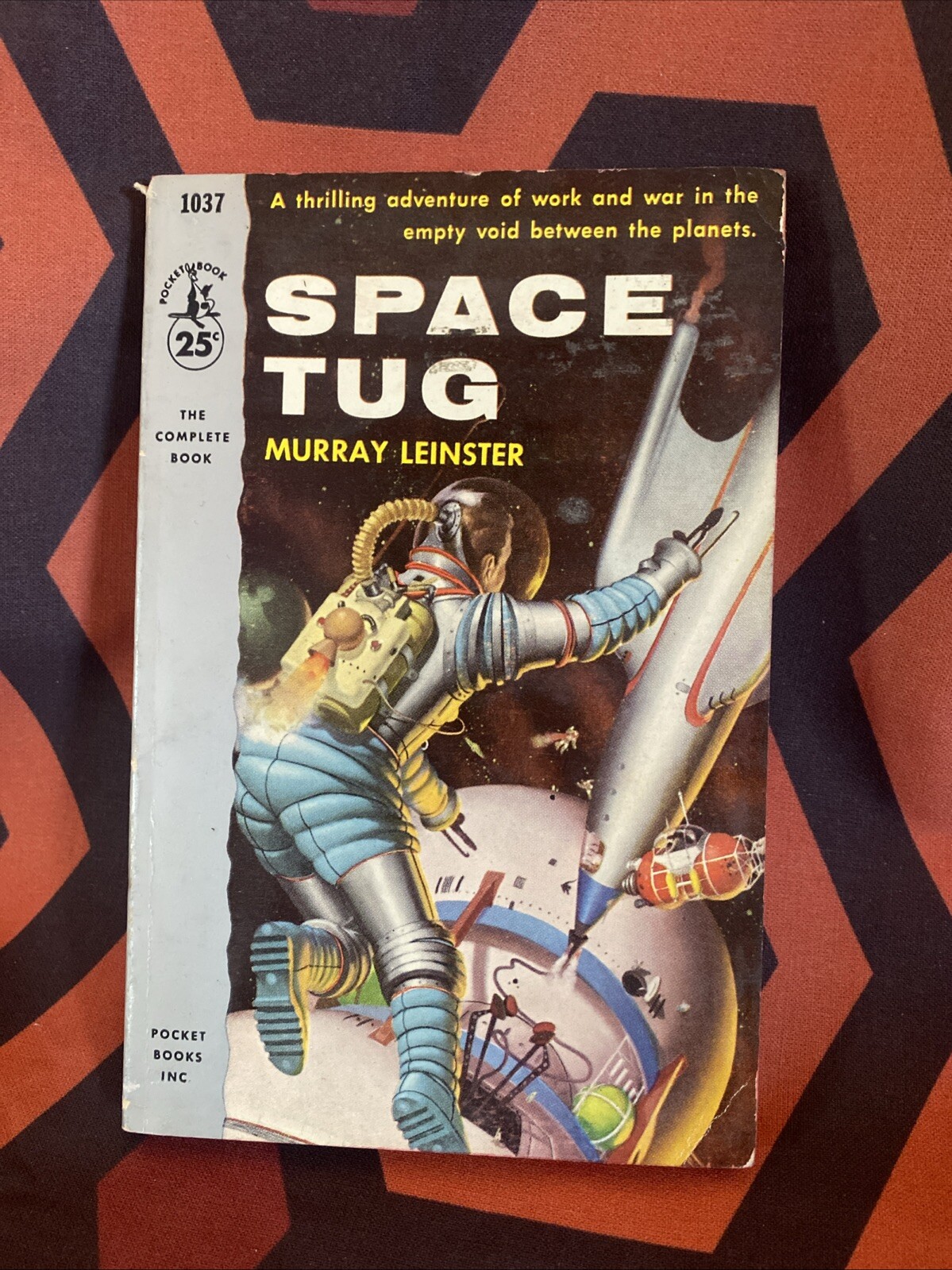 SPACE TUG Murray Leinster Pocket 1955 Vintage SF Paperback Pulp 1st Print