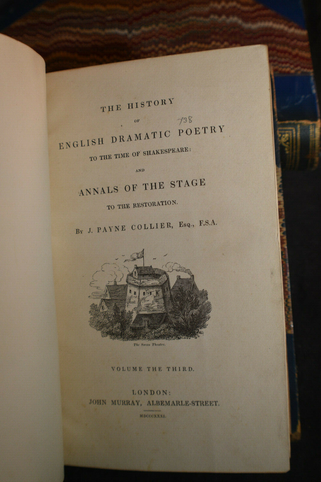 1831 COMPLETE English Dramatic Poetry & Annals Stage to the Time of Shakespeare