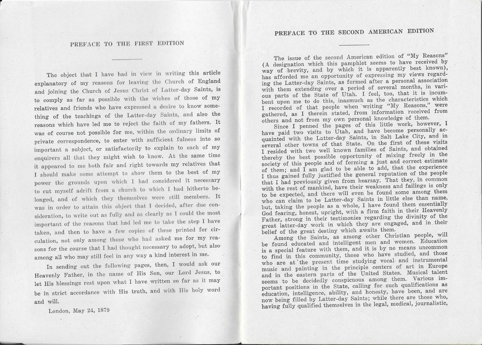 Vintage LDS Mormon Booklets Joseph Smith 1932 Bryce Thomas Second Edition