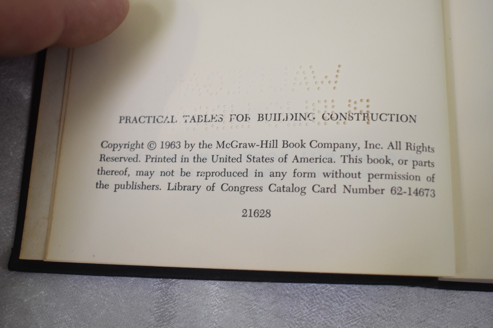 Norman Foster Guide Practical Tables for Building Construction Vintage 1963