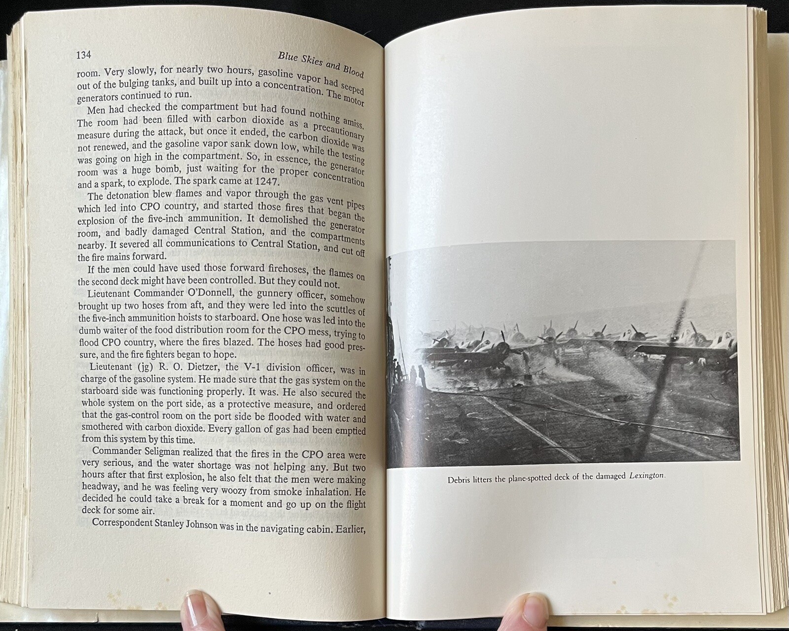 Blue Skies & Blood: Battle of the Coral Sea by Edwin Hoyt—1975—HC/DJ/Illustrated