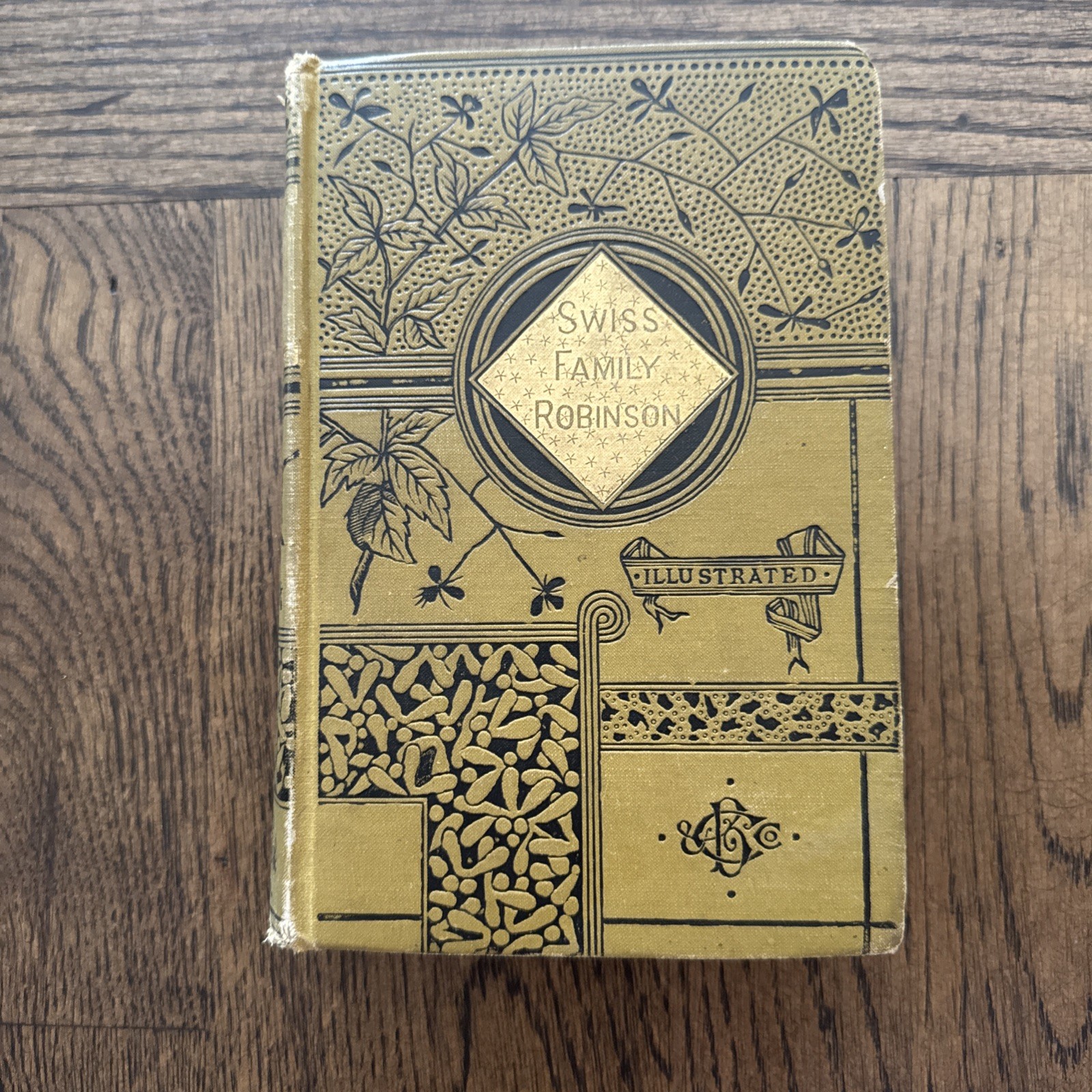 Antique Illustrated The Swiss Family Robinson Adventures Belford Clarke & Co HC