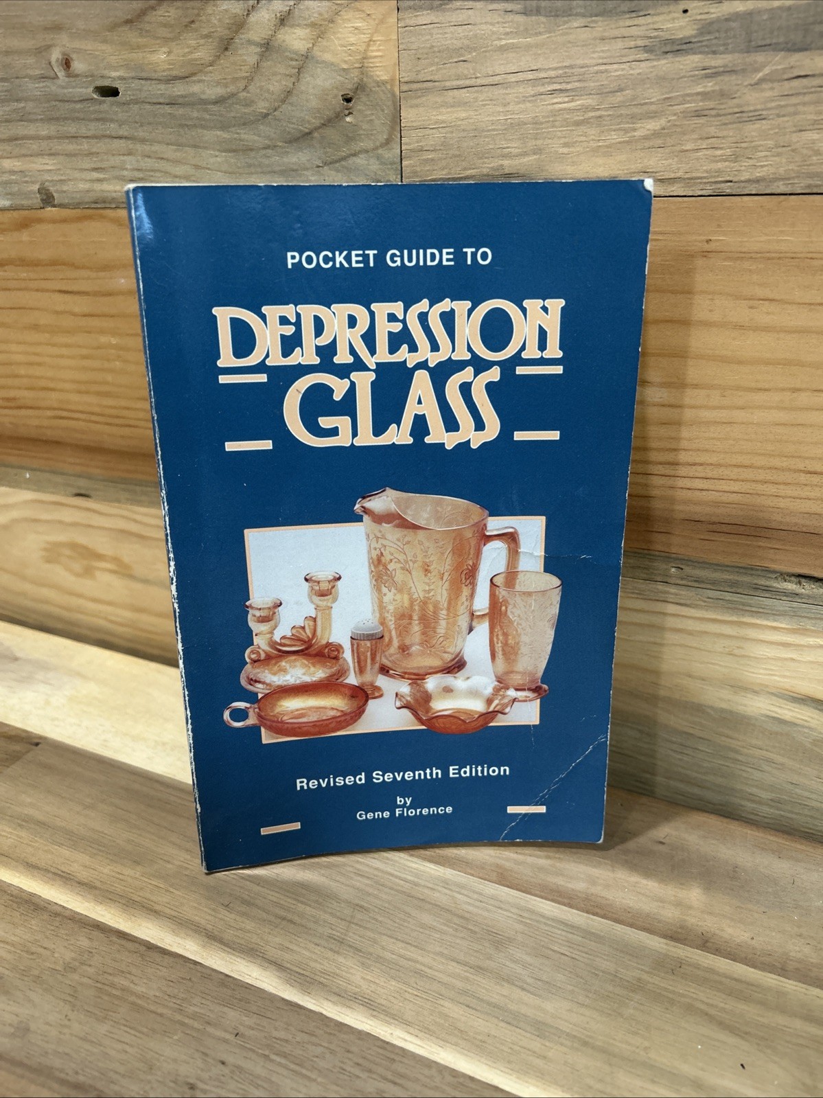 Pocket Guide to Depression Glass Paperback Book By Gene Florence Seventh Edition