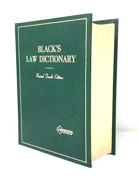 Black’s Law Dictionary 1969 Revised 4th Edition West Publishing