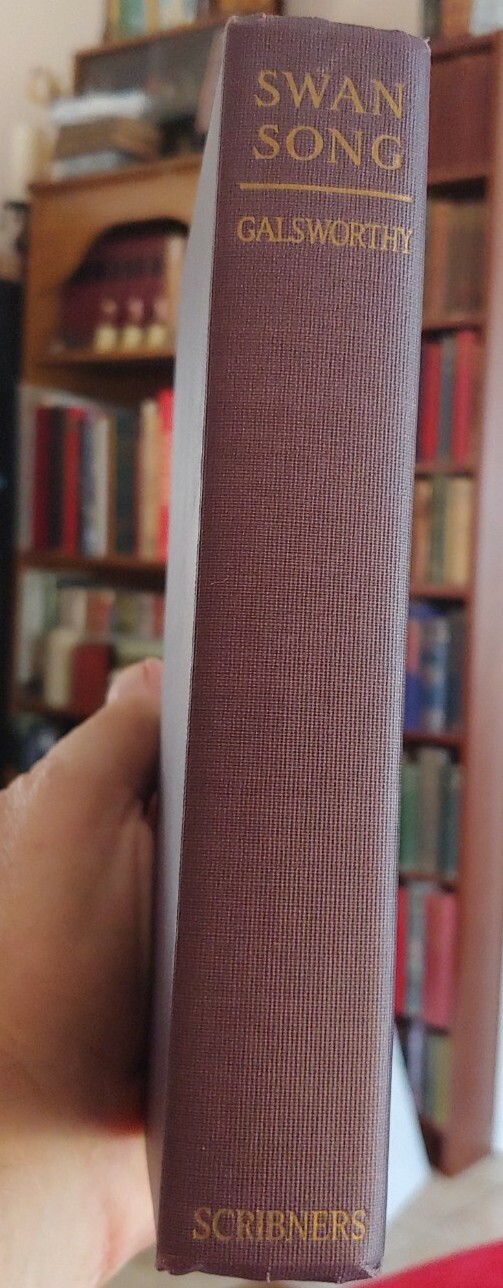SWAN SONG by John Galsworthy, 1928 FIRST US EDITION, Charles Scribner’s Sons
