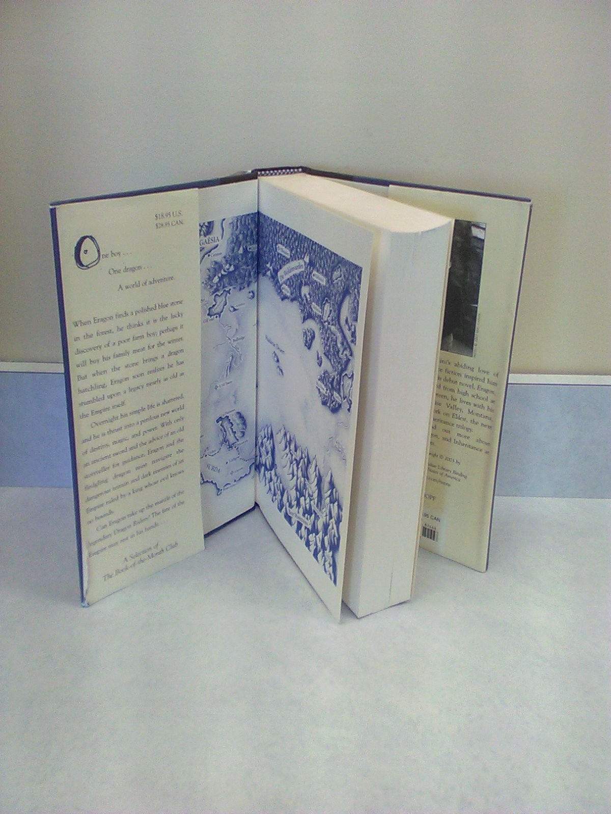 Eragon Inheritance Book One by Christopher Paolini 2003 signed