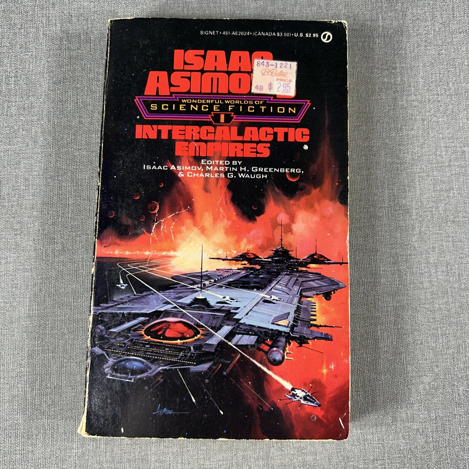 Isaac Asimov Intergalactic Empires & Comets Lot 2 Vintage Paperbacks ~ Sci-Fi