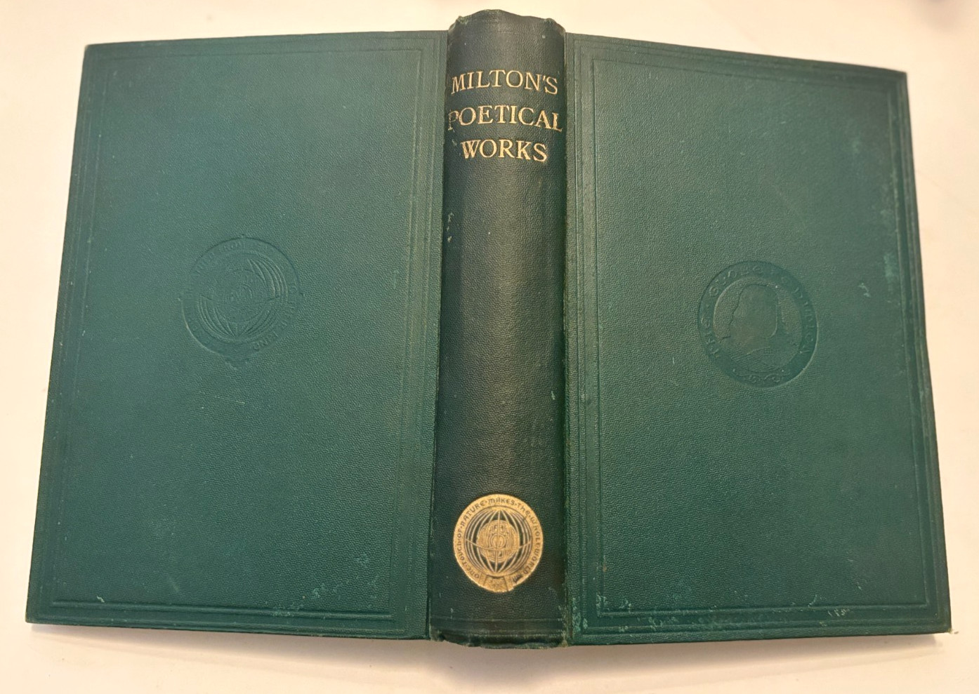 The Poetical Works of John Milton – Hardcover – David Masson – 1891