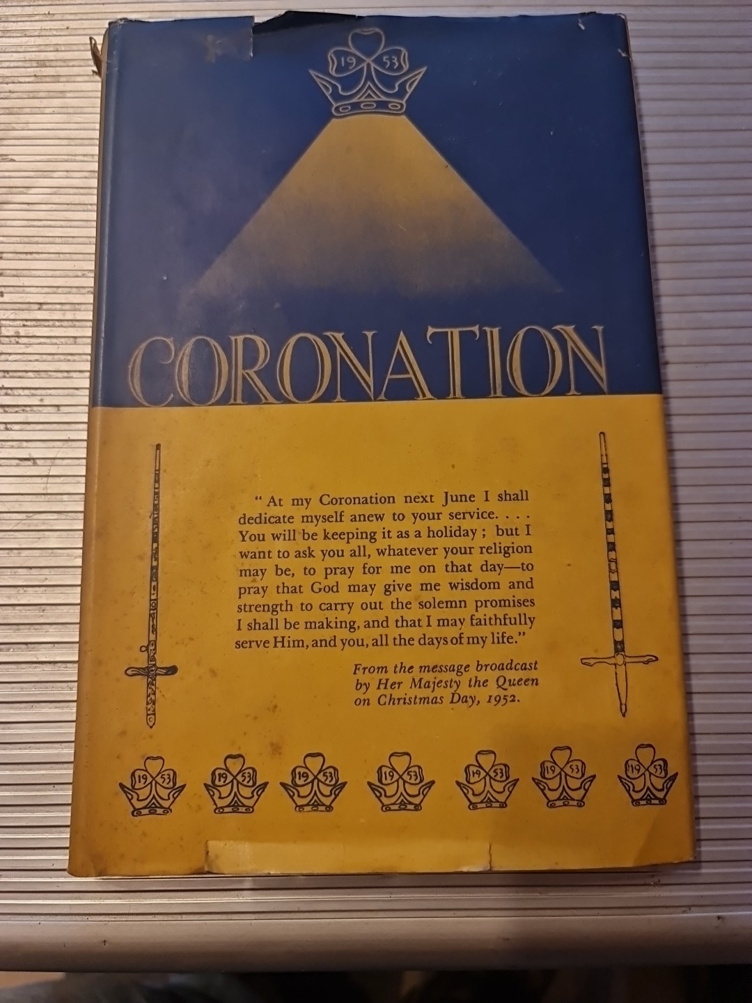 CORONATION by J.A.C. ROBERTS – IVOR NICHOLSON AND WATSON – H/B D/W – 1953