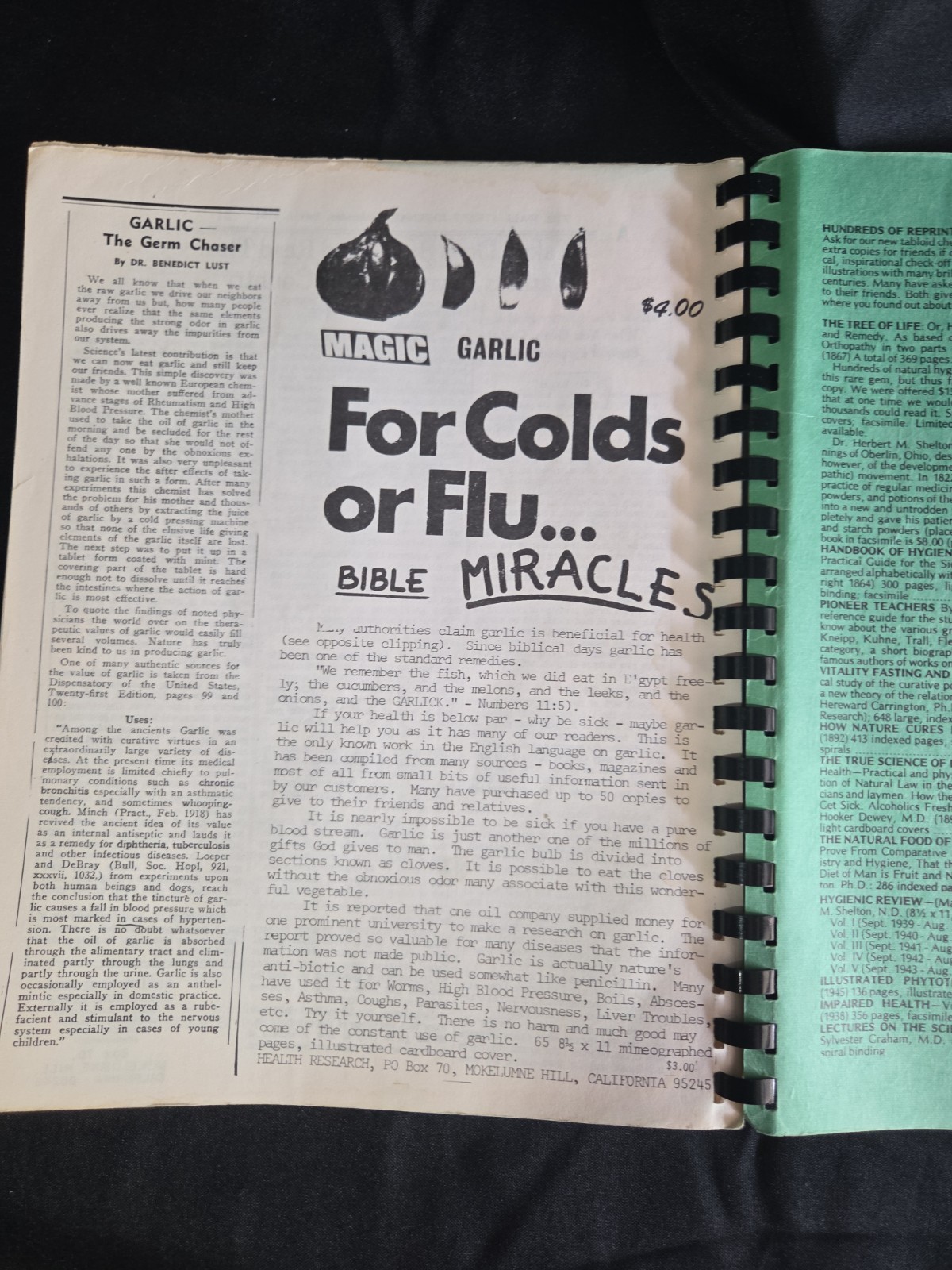 RARE 1971 Composition and Facts About Foods by Ford Heritage Spiral Health Book