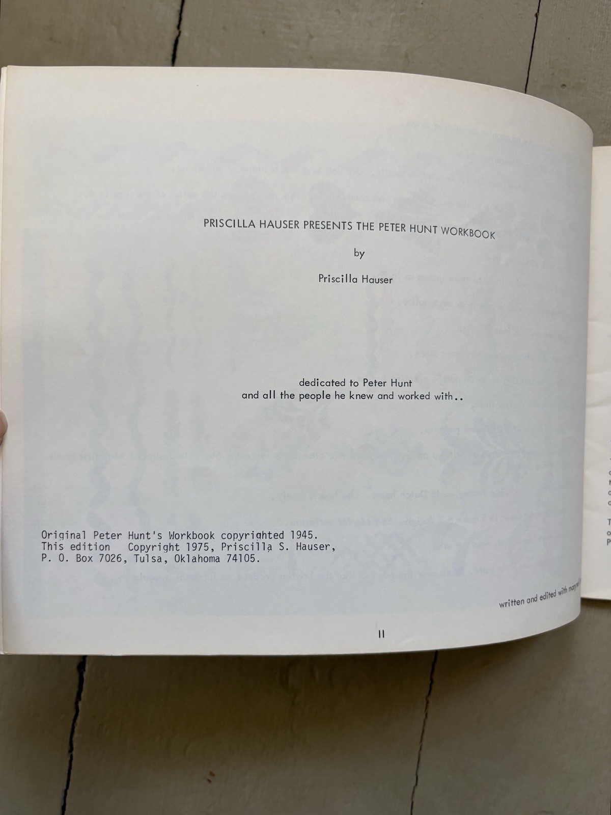 Priscilla Hauser Presents The Peter Hunt Workbook Tole Folkloric Provincetown