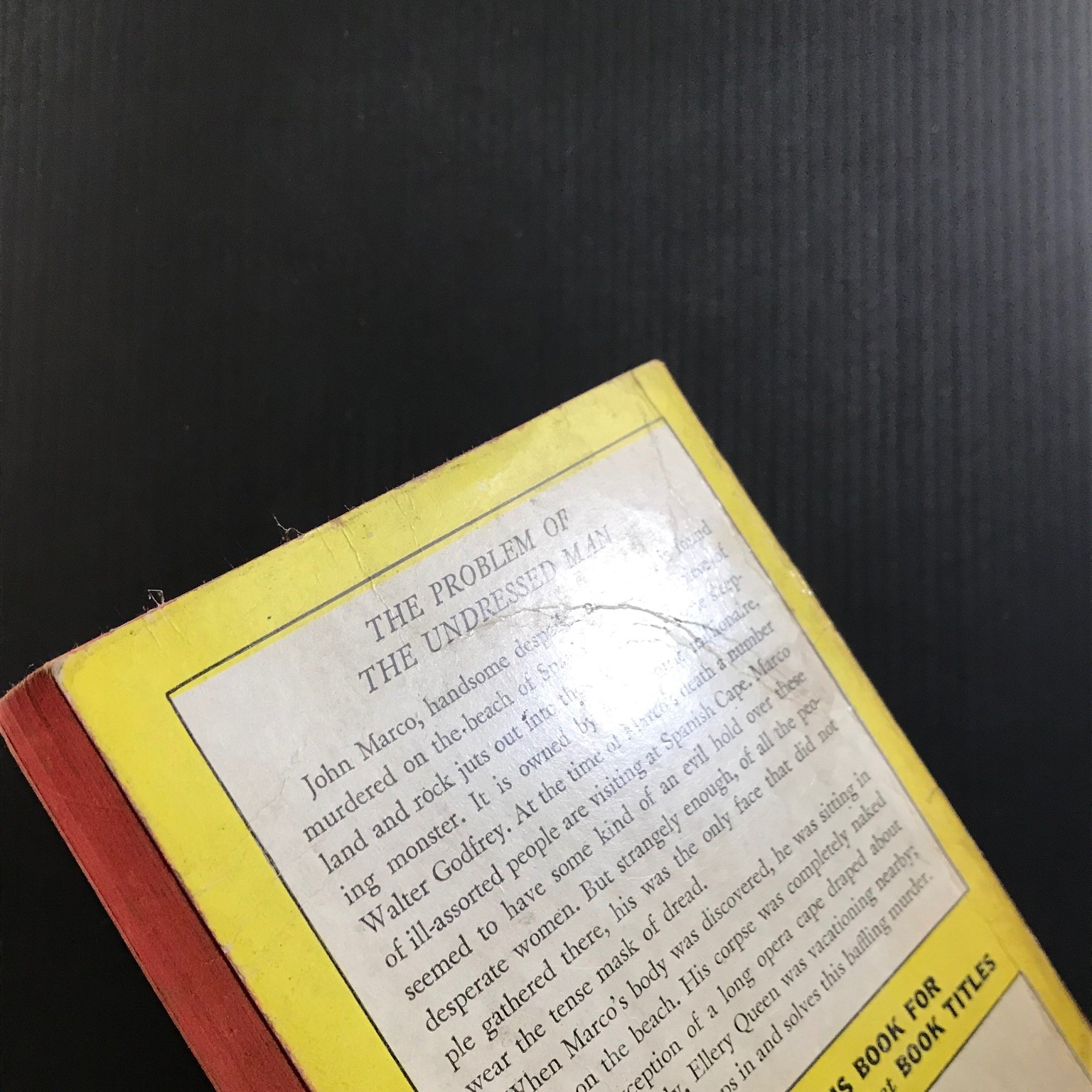 THE SPANISH CAPE MYSTERY Ellery Queen Pocket Book #146 1942 WWII Era