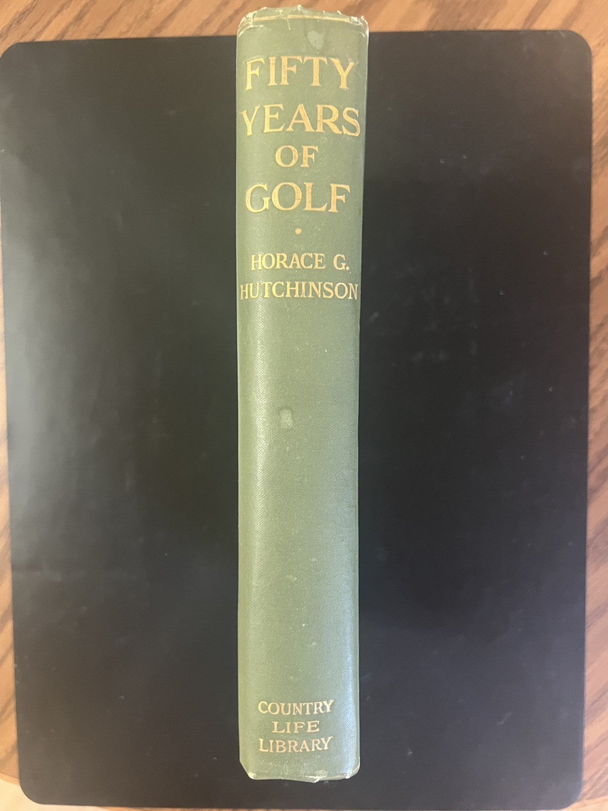 FIFTY YEARS OF GOLF By Horace Hutchinson 1919 1st edition
