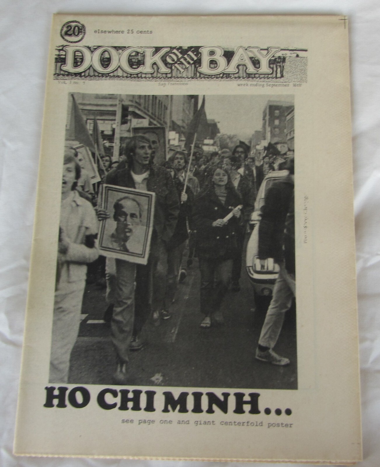 DOCK OF THE BAY underground newspaper Vol.1 No.7 1960’s COUNTERCULTURE rare