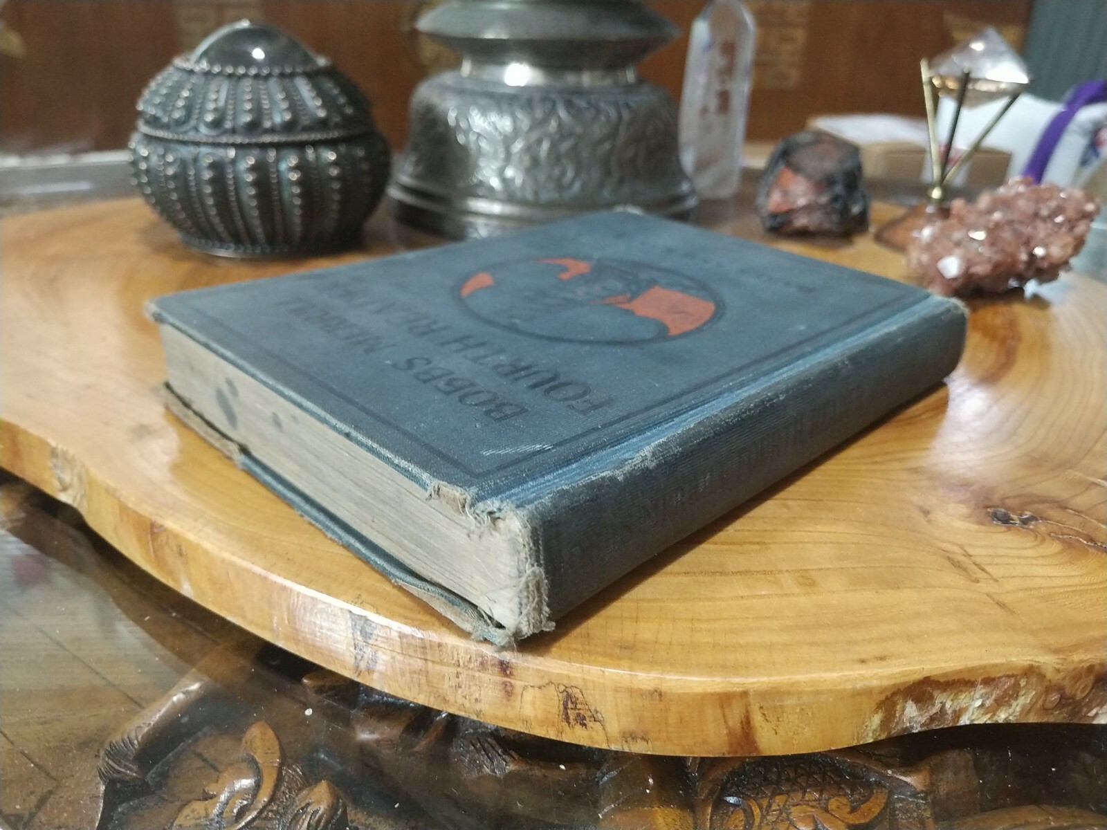 1929 Bobbs Merrill Fourth Reader Book. ERROR PRINTING. Upside down