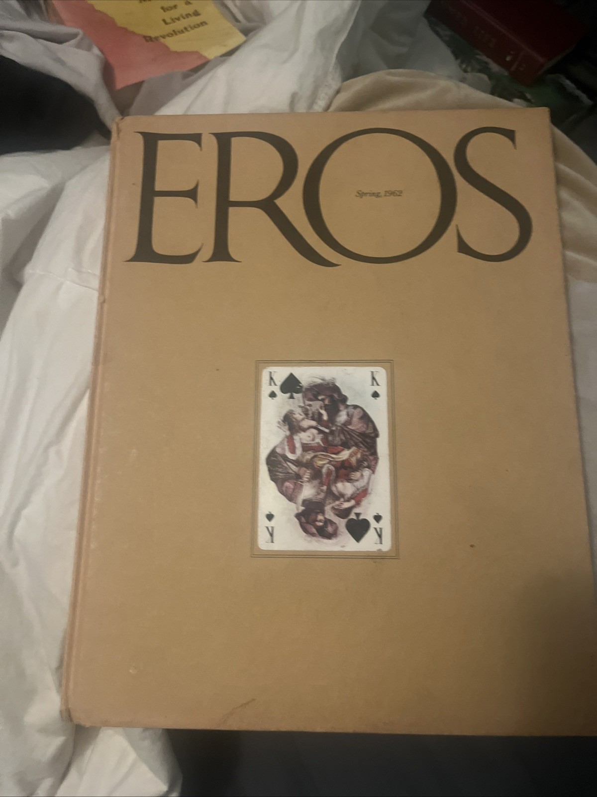 Vintage 1962 Eros Vol 1 No 1 Hardcover VG Condition First Issue