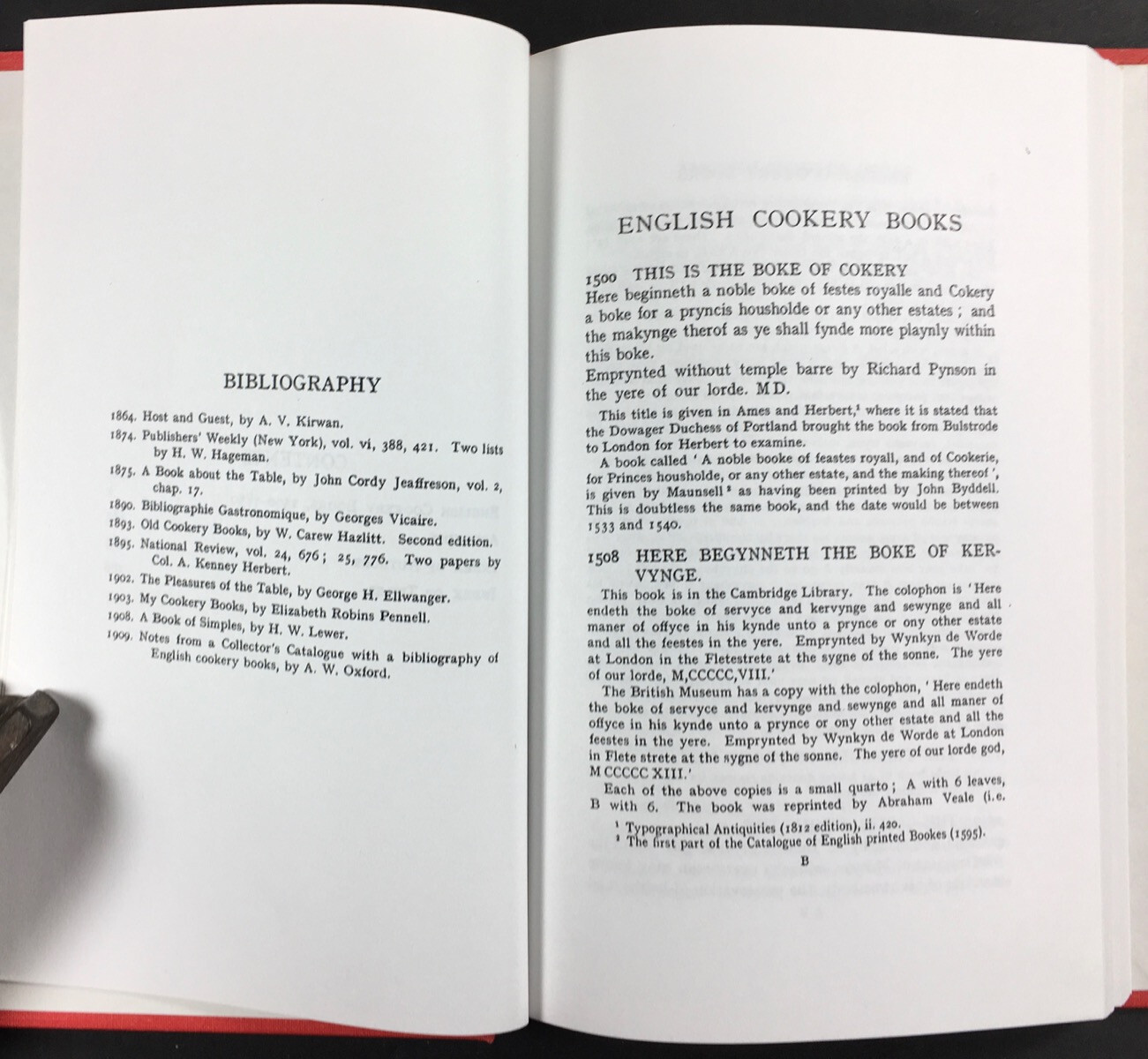 Antique English Cookbooks Pre-1850 Bibliography – Oxford – Ltd. Ed. Reissue