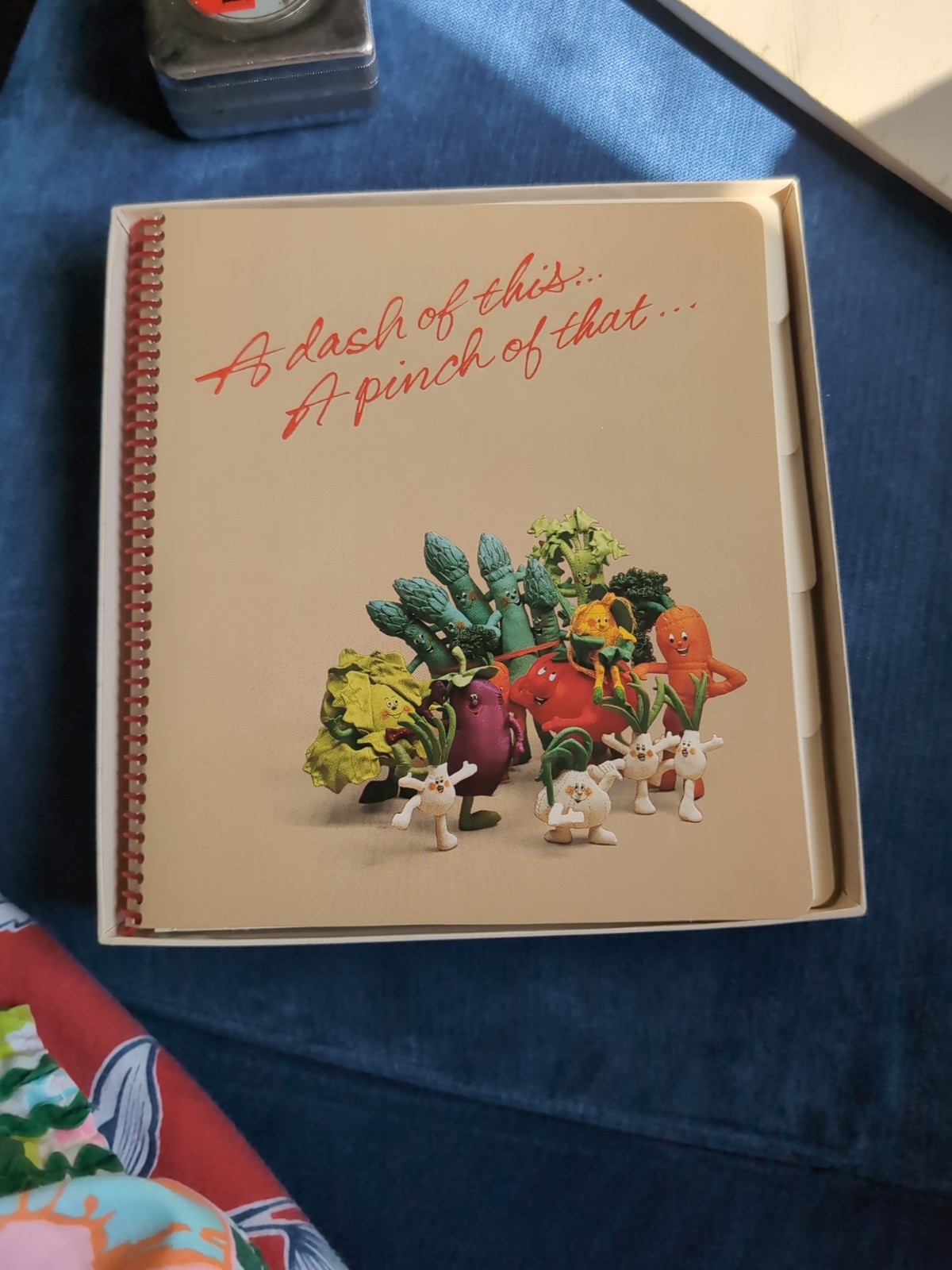Vintage Hallmark Recipe Notebook A Dash Of This A Pinch Of That… Spiral- Boxed