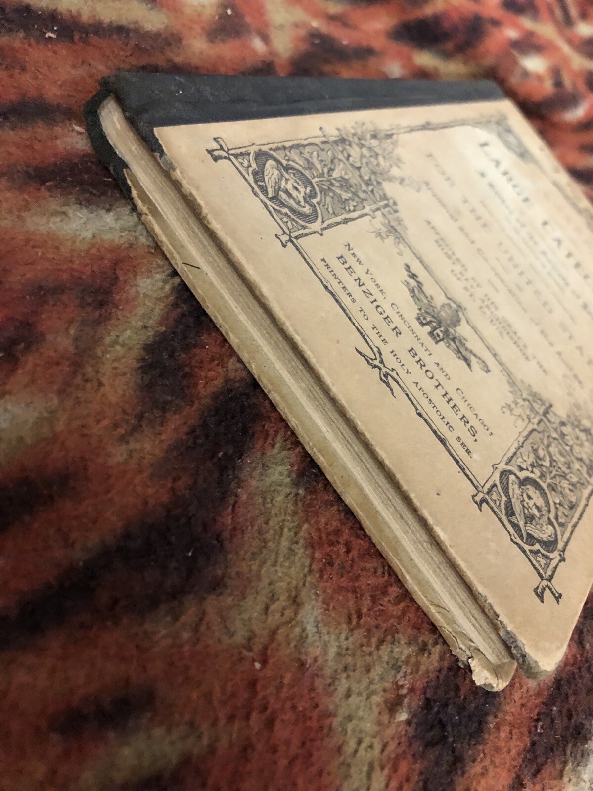 Deharbes Large Catechism 1882 Benzinger Brothers
