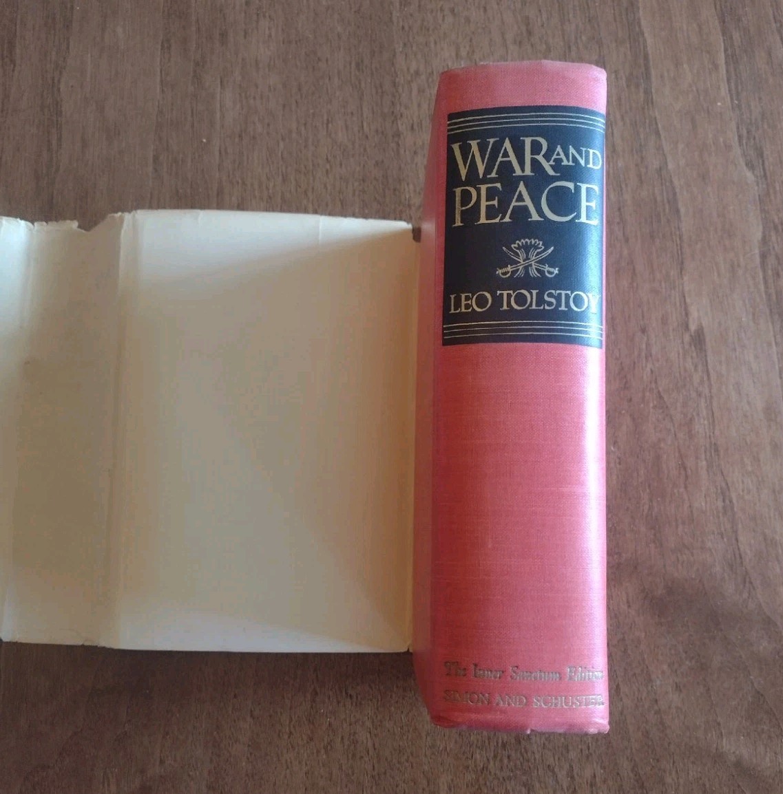 Vintage War And Peace Leo Tolstoy HCDJ 1942 Inner Sanctum Edition