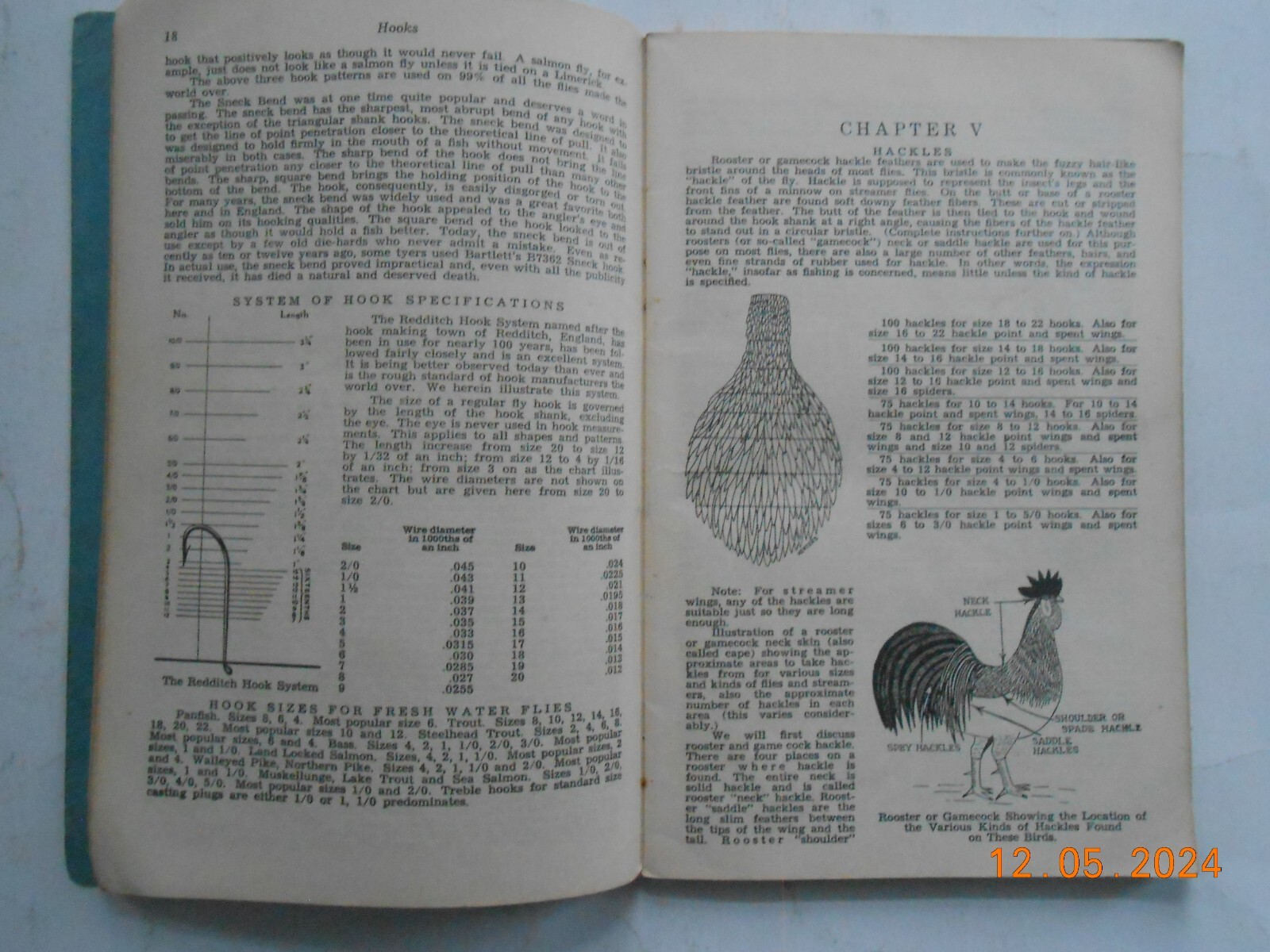 1951 Professional Fly Tying Manual Herter’s Waseca Minnesota fishing 96 pages