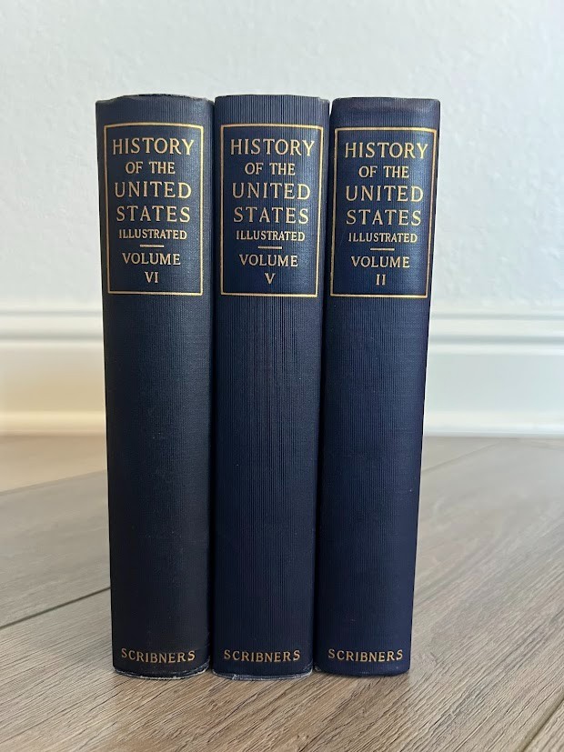 History Of The United States 3 Volumes (II, V, VI) Scribners E.Benjamin Andrews
