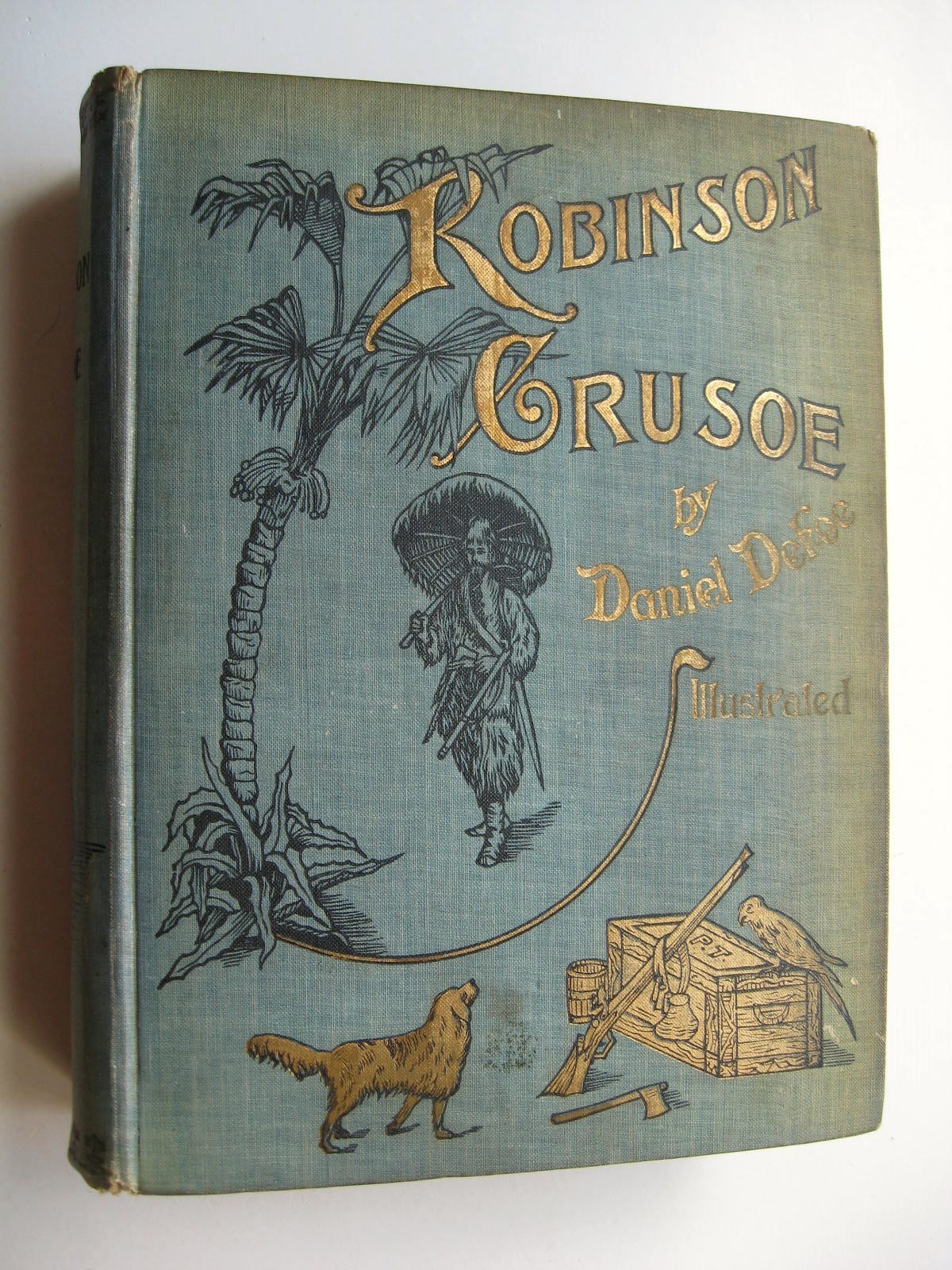 LIFE AND STRANGE ADVENTURES OF ROBINSON CRUSOE ~Daniel Defoe HC ILLS W. Paget 33