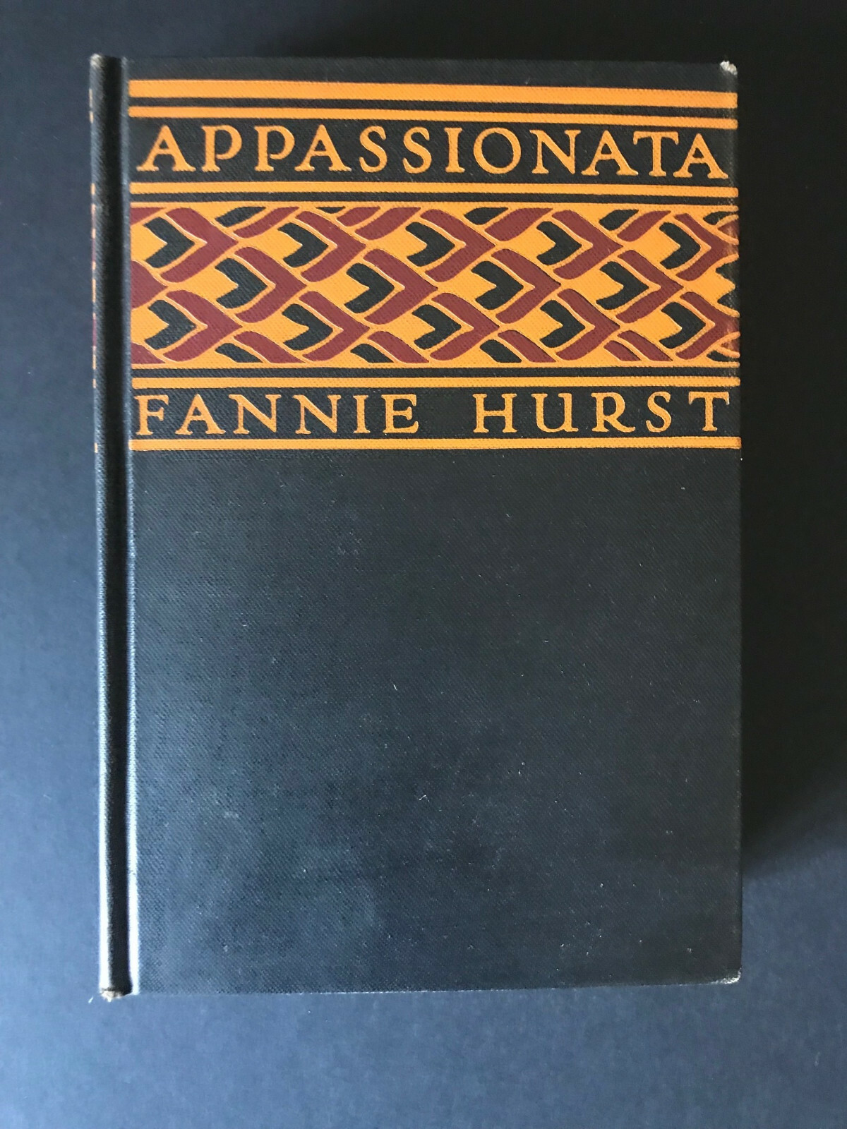 Appassionata, by Fannie Hurst – 1926 – Signed,1st Ed, 3rd Prtg, Antique H/C Book