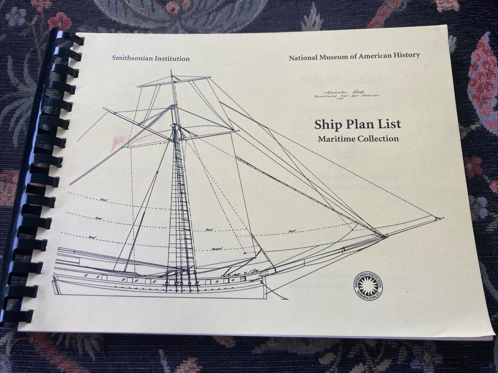 SMITHSONIAN MUSEUM MARITIME COLLECTION SHIP PLAN LIST 2014 LIKE NEW
