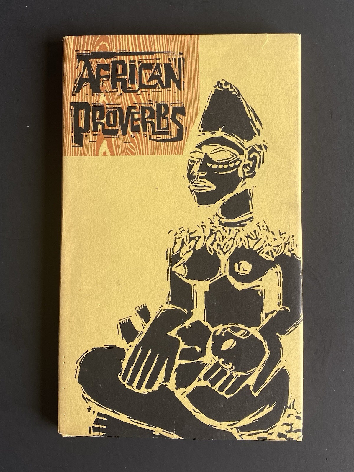 Vintage 1962 African Proverbs Hardcover Book Charlotte and Wolf Leslau
