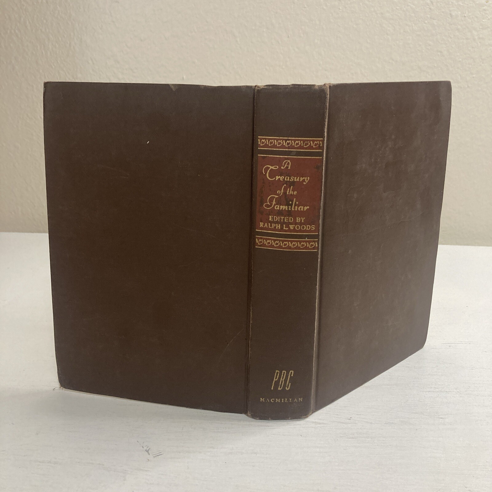 A Treasury Of The Family By Ralph L. Woods HC 1943 The Macmillan Company