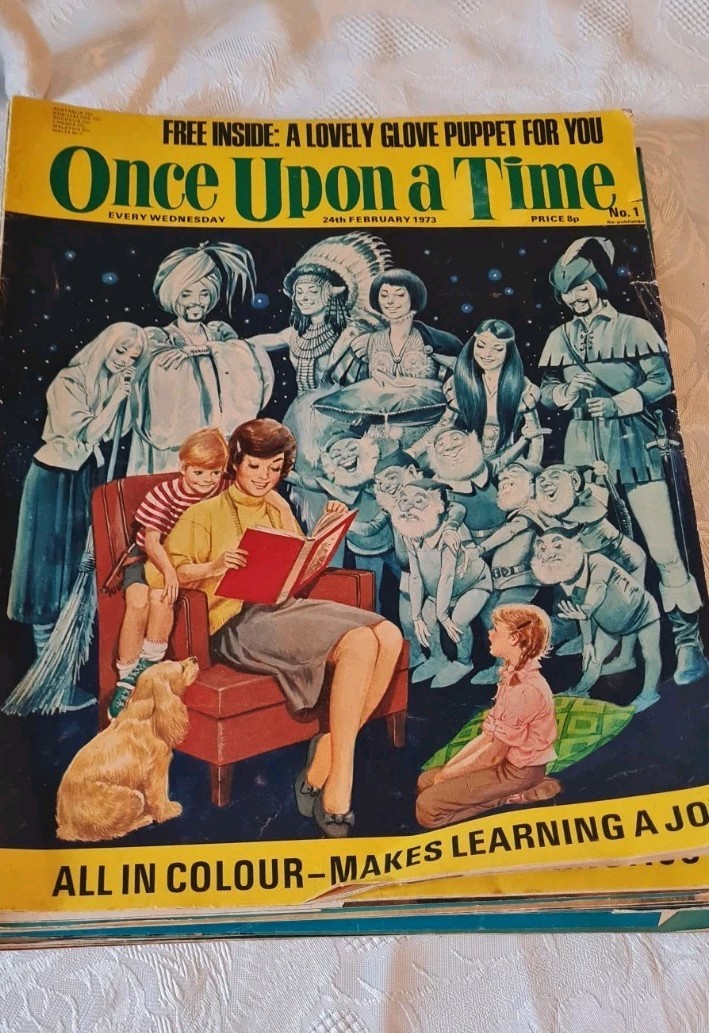 1973 Once Upon A Time magazines Issues 1-18, 2 x Issue 1 Vintage Collectable