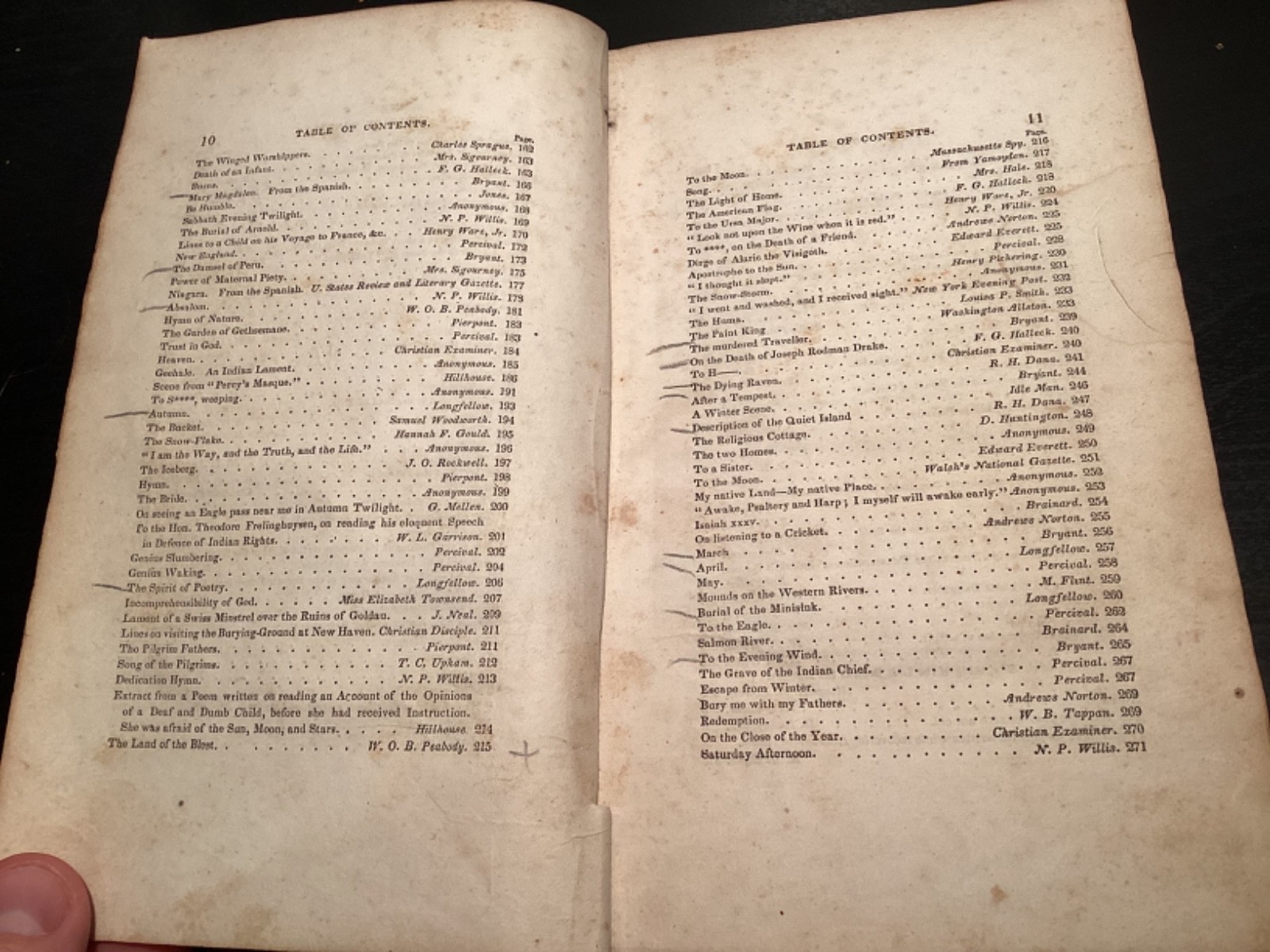 1831 The American Common-Platce Book Of Poetry – Includes William Lloyd Garrison