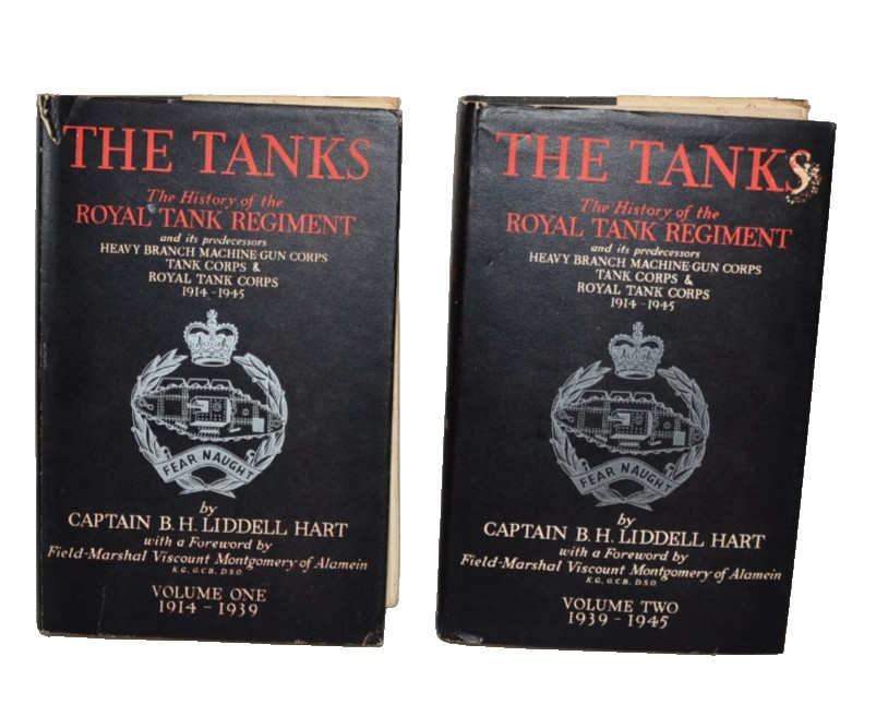 The History Of The Royal Tank Regiment B.H. Liddell Hart 1959 Vol 1-2 Book set