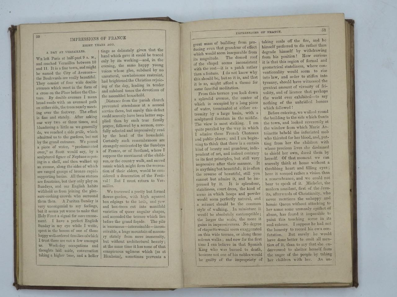 Antique 1852 THE PENNY POST Vol.2 John henry Parker – Monthly Magazine Book